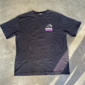 RARE VINTAGE 90s JAPANESE BRAND X-LARGE APE CARNIVAL GRAPHIC LOGO DESIGNER TEE